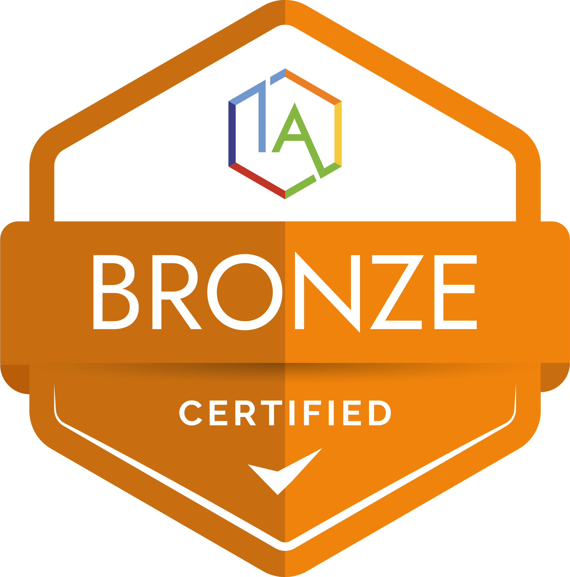 Bronze certified logo